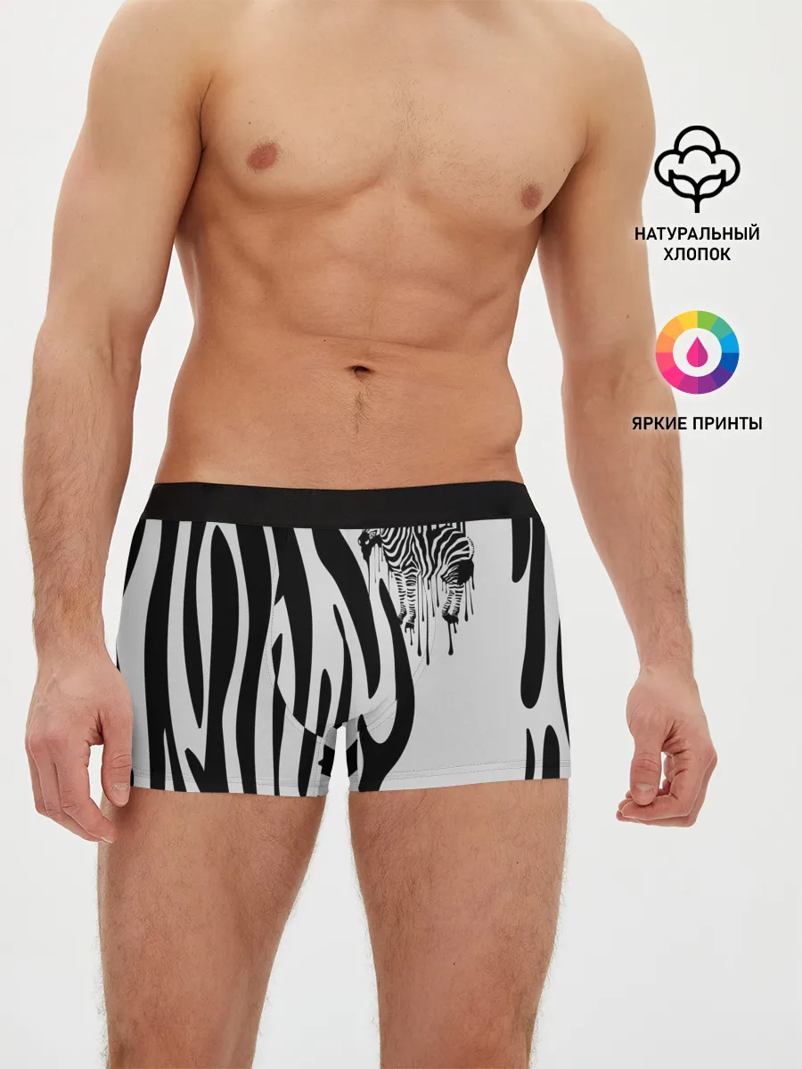 Мужские трусы боксеры / Zebra