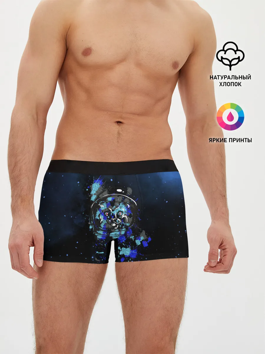 Мужские трусы боксеры / Космический кот