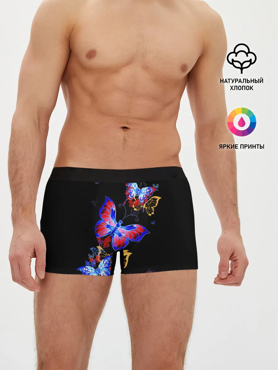Мужские трусы боксеры / Поцелуй бабочек