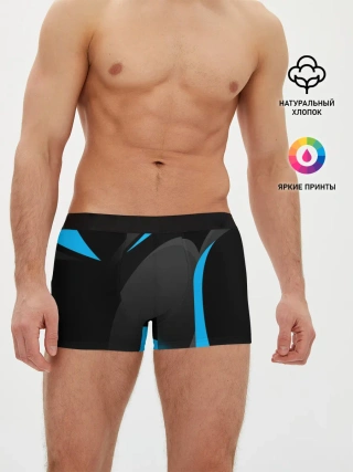 Мужские трусы боксеры / SPORT WEAR BLUE