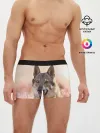 Мужские трусы боксеры / Красивый Волк
