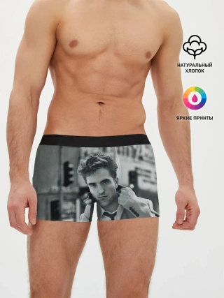 Мужские трусы боксеры / Роберт Паттинсон
