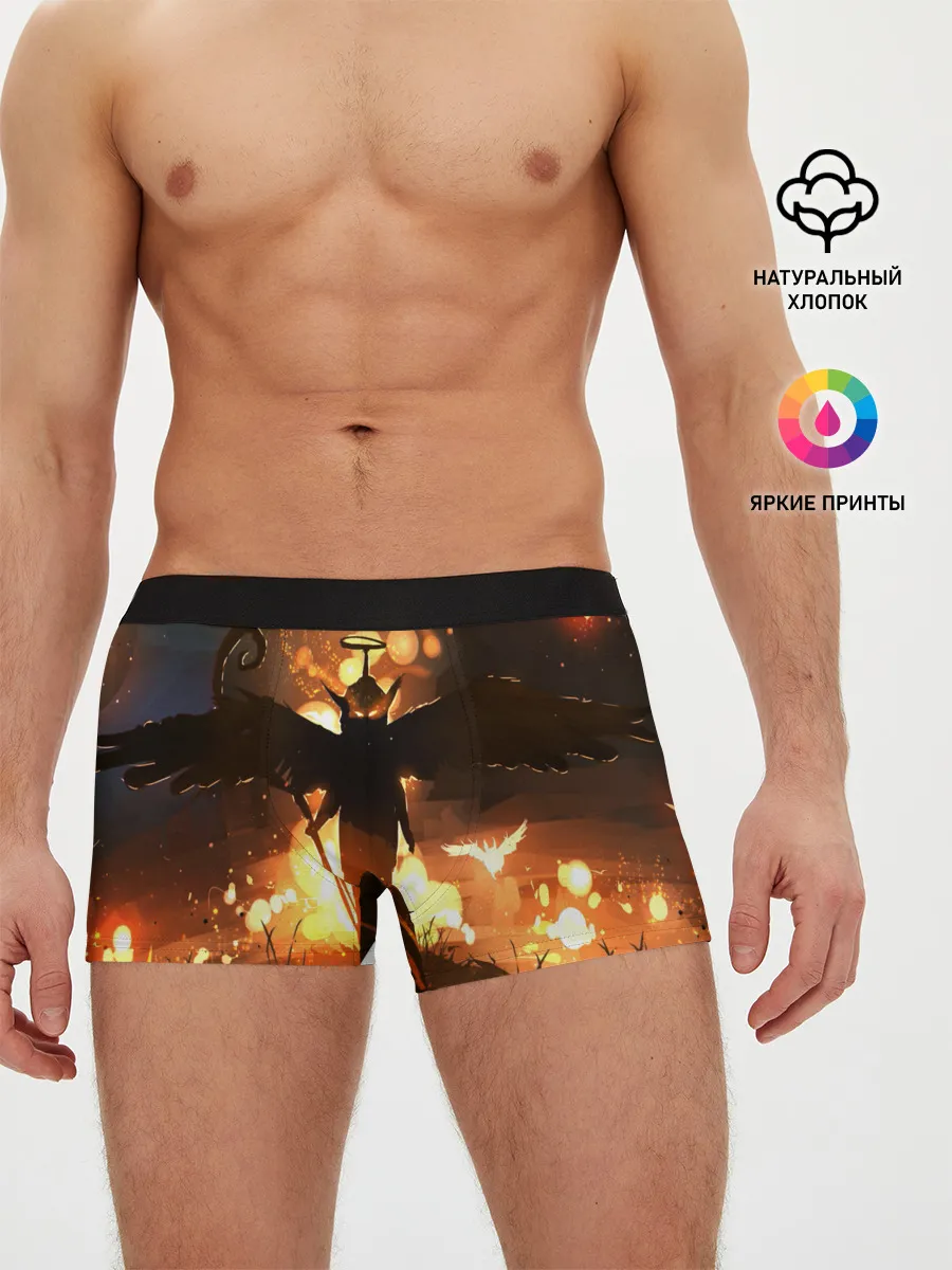 Мужские трусы боксеры / Темный ангел ада