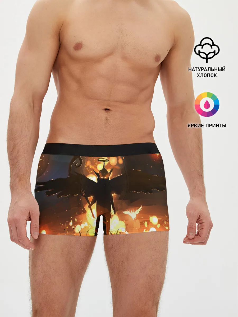 Мужские трусы боксеры / Темный ангел ада