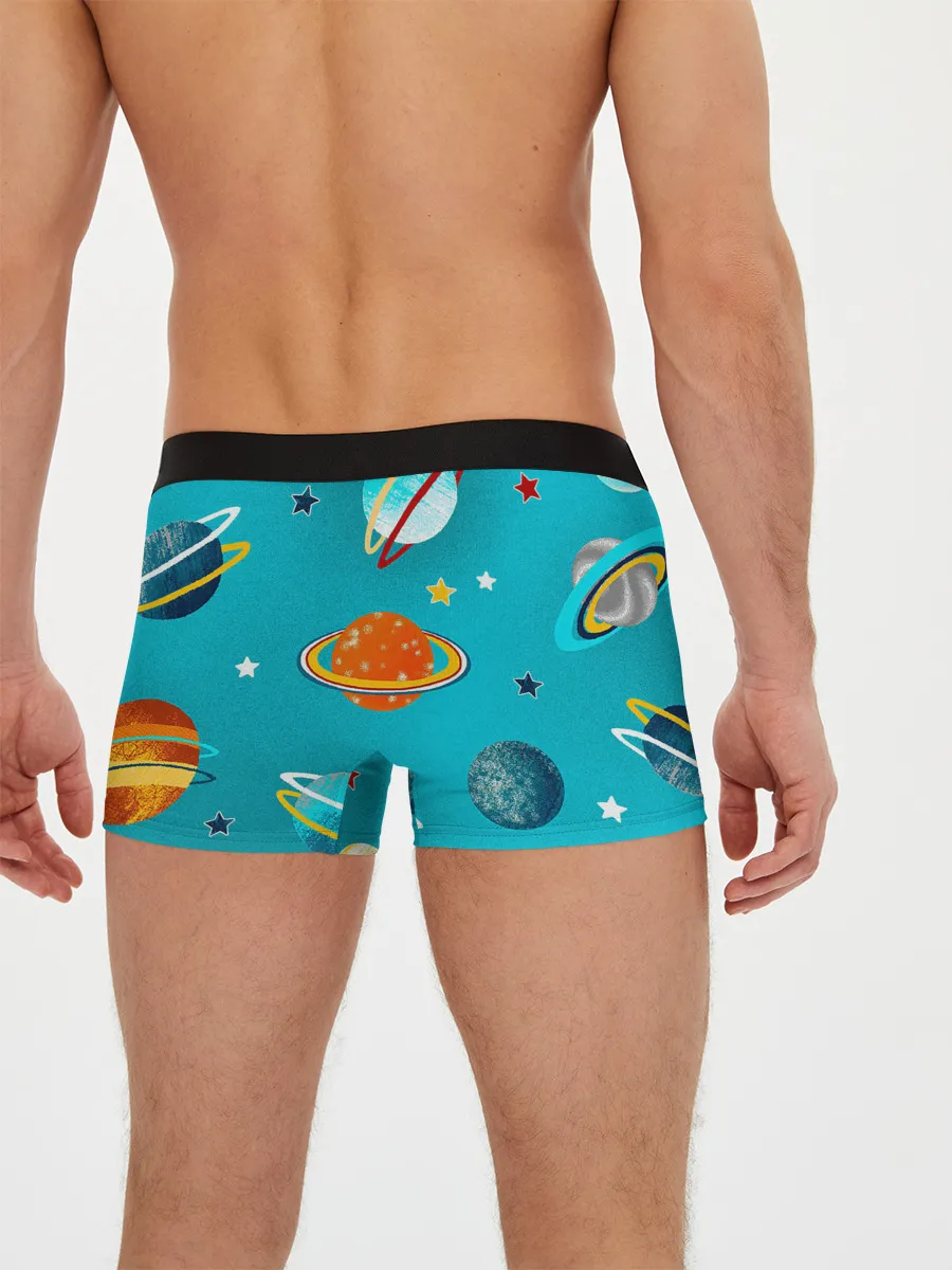 Мужские трусы боксеры / Необычные планеты