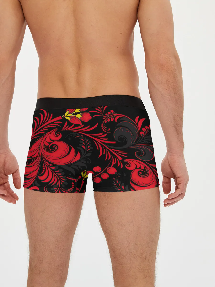 Мужские трусы боксеры / Хохлома