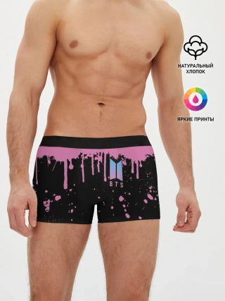 Мужские трусы боксеры / BTS