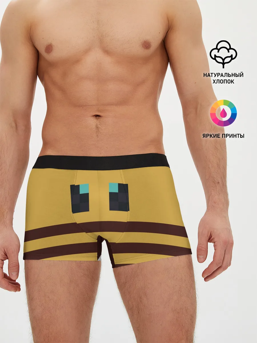 Мужские трусы боксеры / Minecraft Bee
