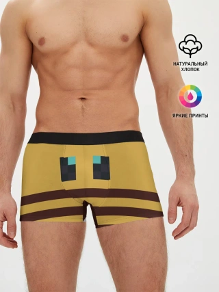 Мужские трусы боксеры / Minecraft Bee
