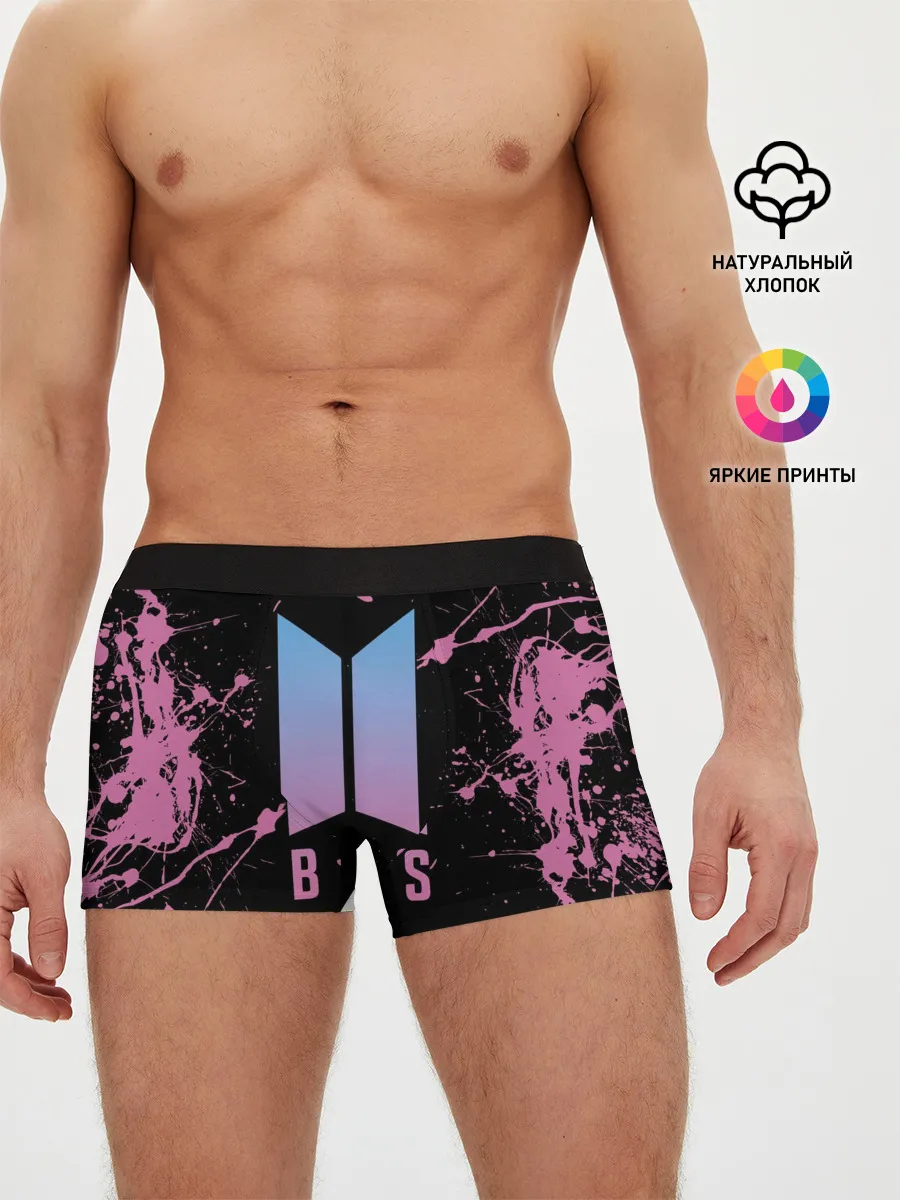 Мужские трусы боксеры / BTS