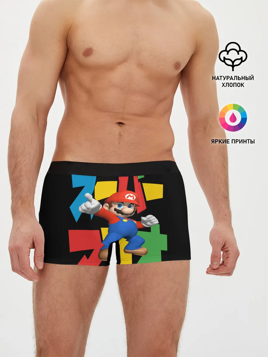 Мужские трусы боксеры / mario