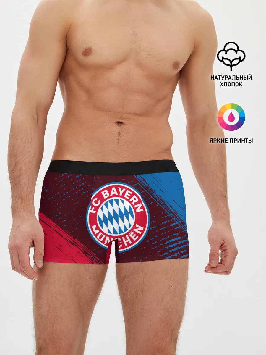 Мужские трусы боксеры / FC BAYERN / БАВАРИЯ