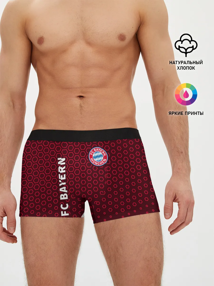 Мужские трусы боксеры / FC BAYERN / БАВАРИЯ