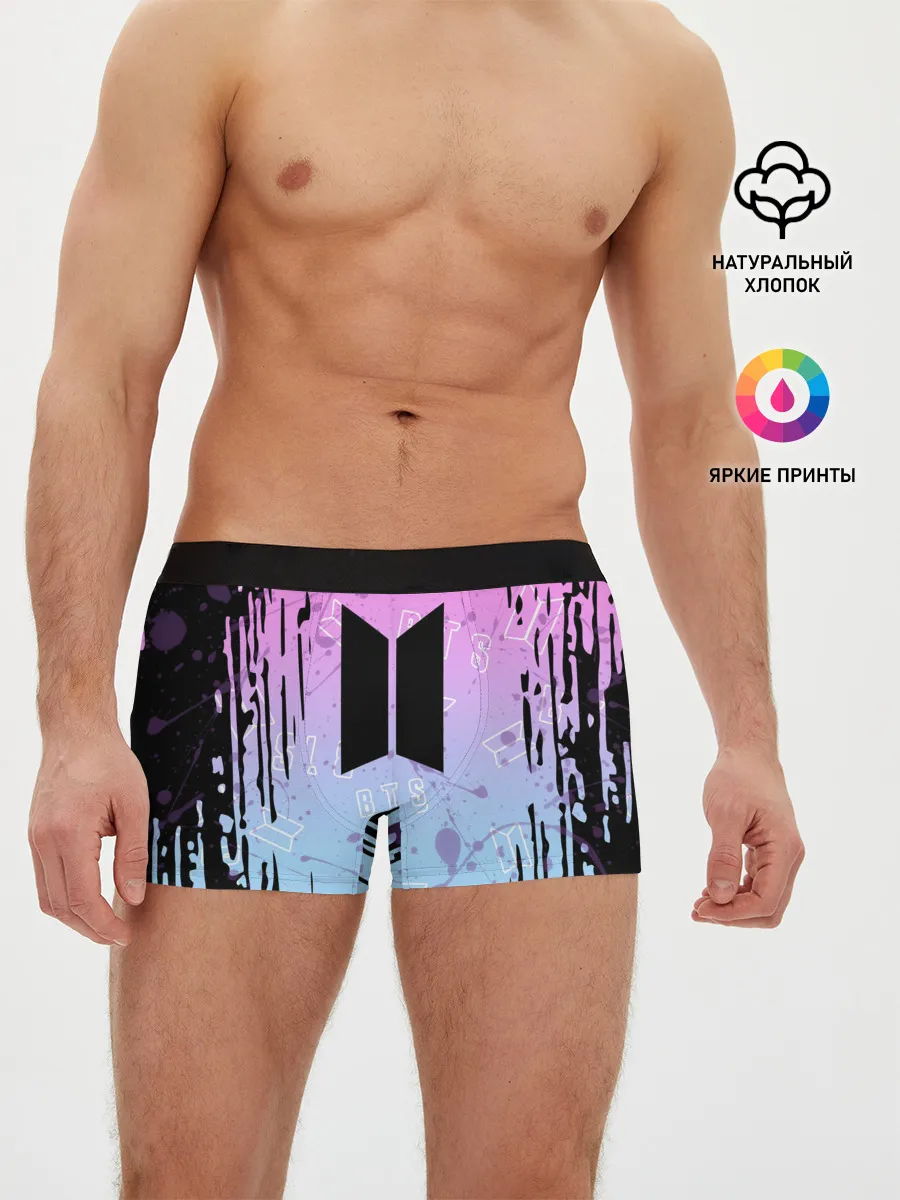 Мужские трусы боксеры / BTS.