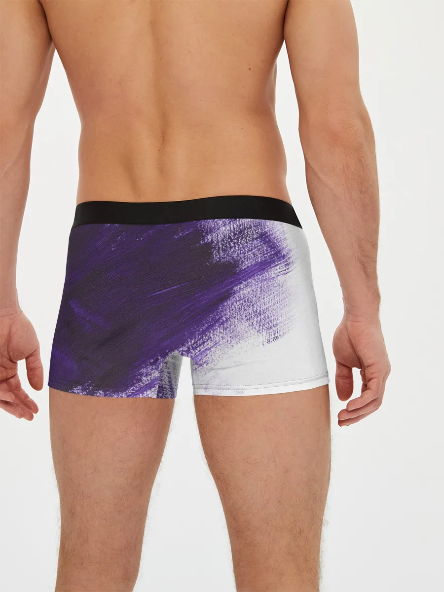 Мужские трусы боксеры / ФИОЛЕТОВАЯ КРАСКА