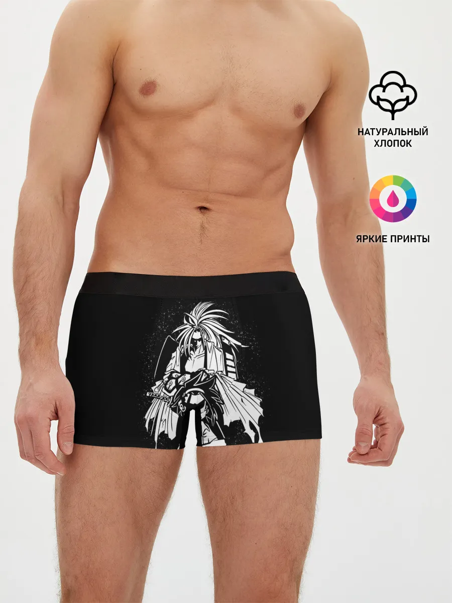 Мужские трусы боксеры / Йо Асакура и Амидамару