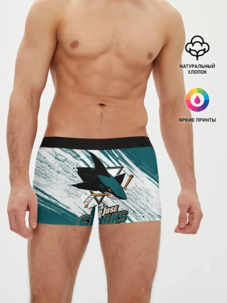 Мужские трусы боксеры / Сан-Хосе Шаркс