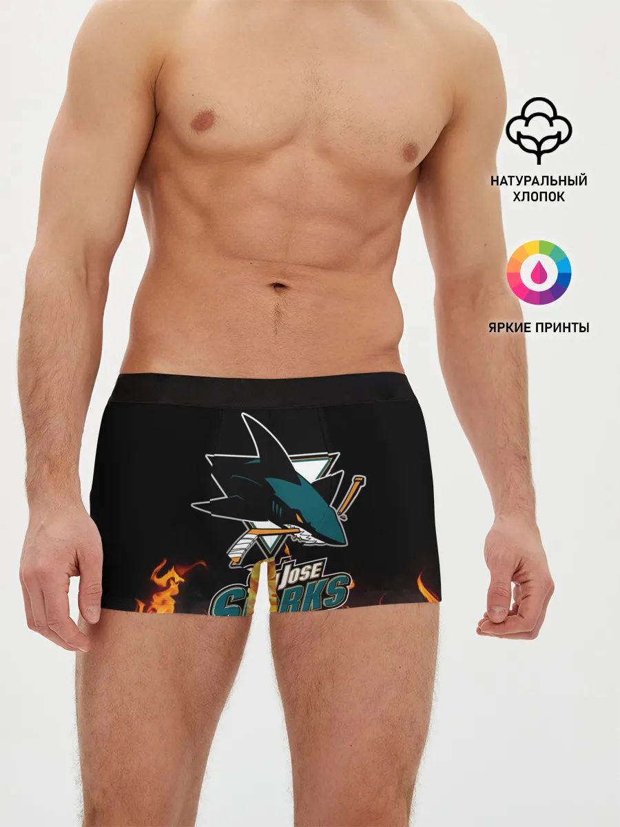 Мужские трусы боксеры / Сан-Хосе Шаркс