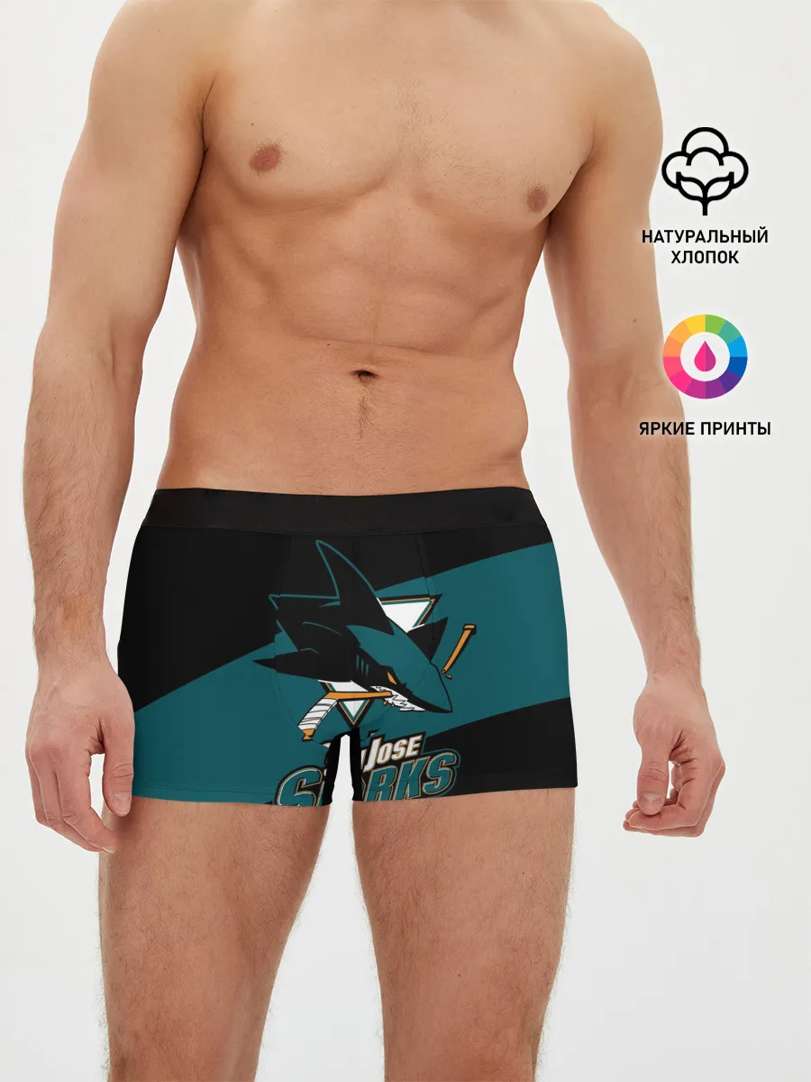 Мужские трусы боксеры / Сан-Хосе Шаркс