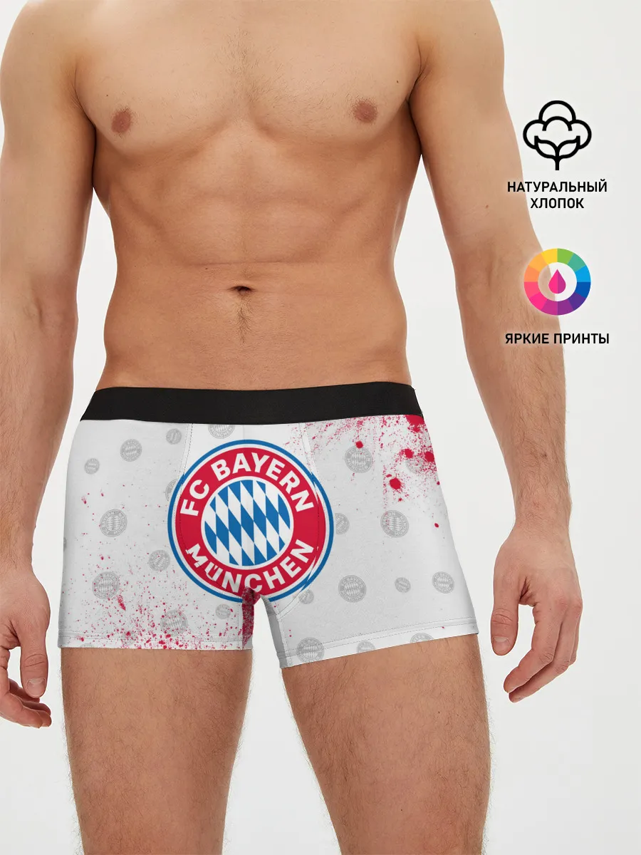 Мужские трусы боксеры / FC BAYERN / БАВАРИЯ