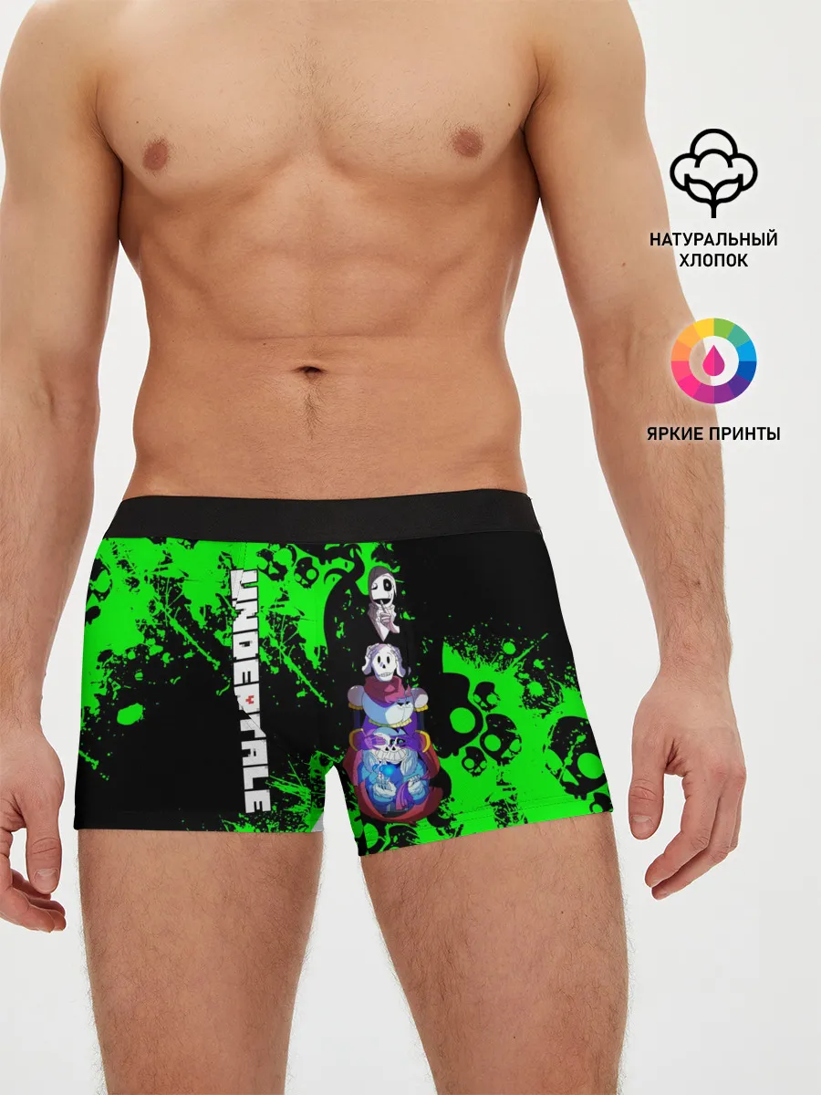 Мужские трусы боксеры / Undertale | Sans