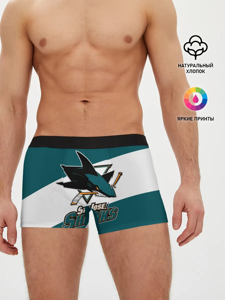 Мужские трусы боксеры / Сан Хосе Шаркс