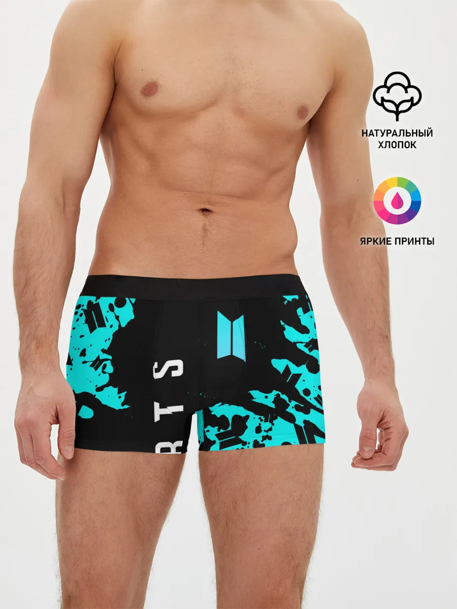 Мужские трусы боксеры / BTS / БТС