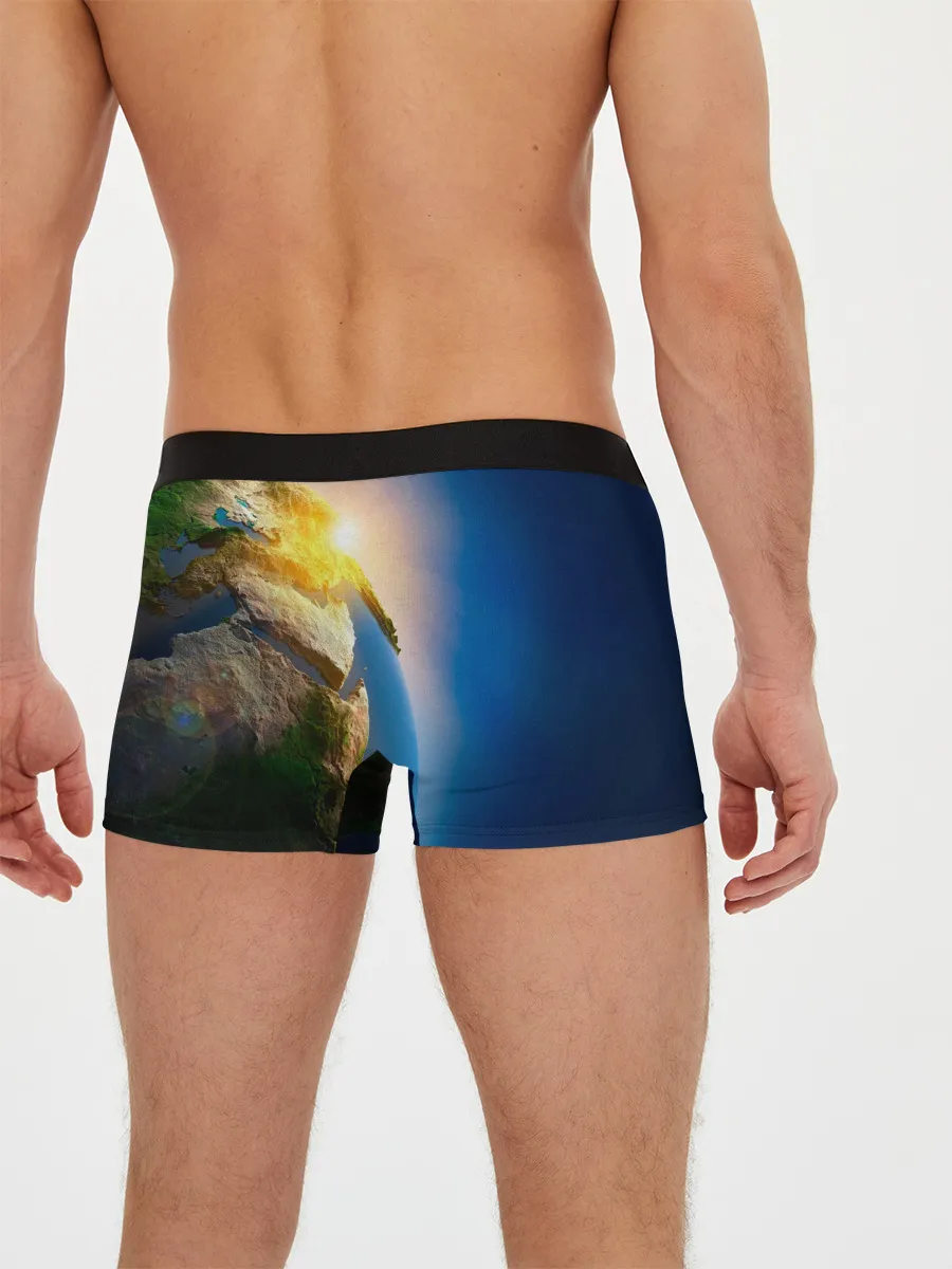 Мужские трусы боксеры / Планета Земля