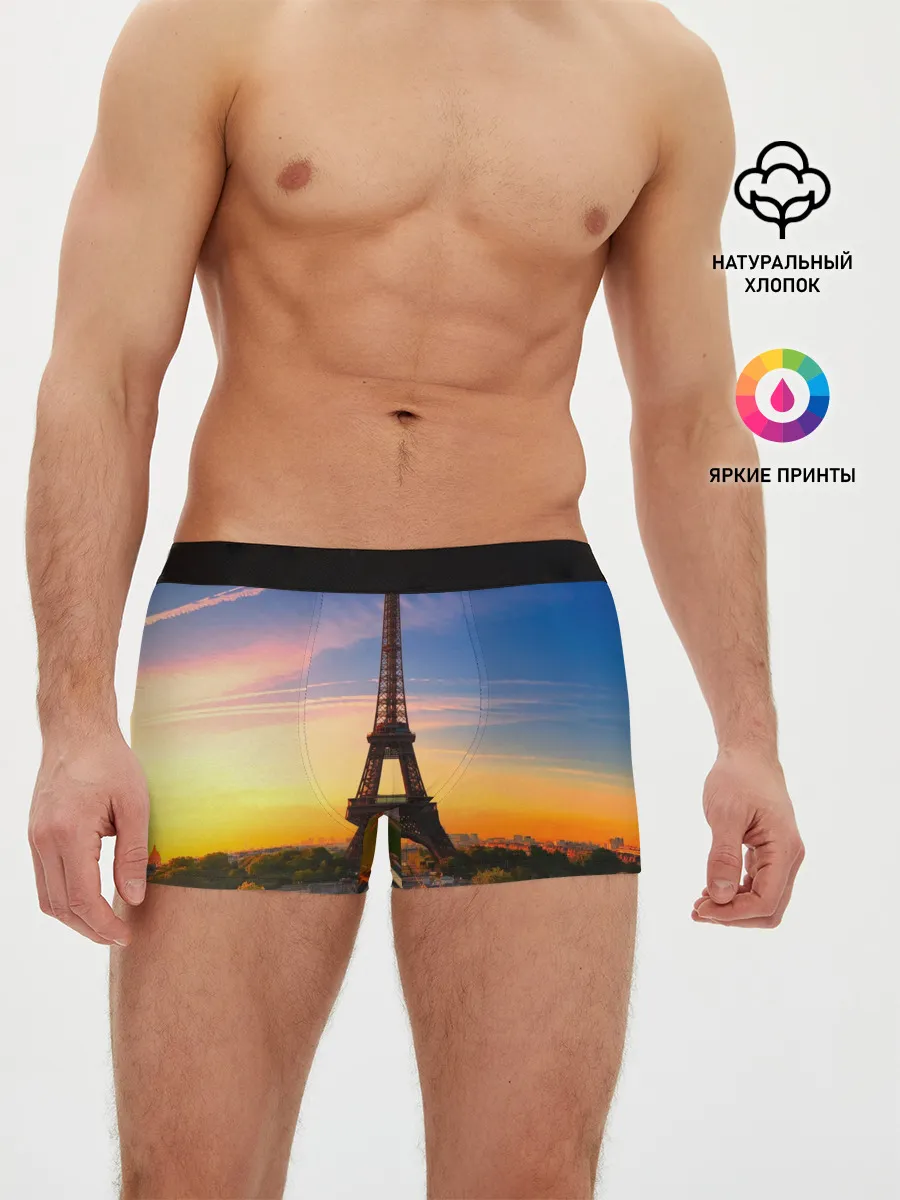 Мужские трусы боксеры / Эйфелева башня