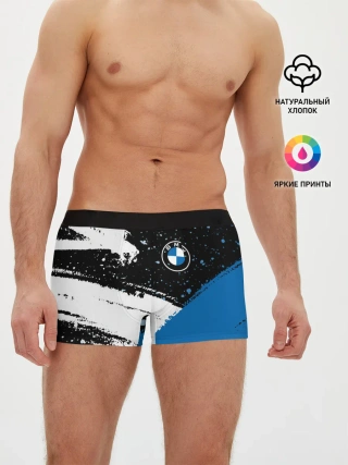 Мужские трусы боксеры / BMW / БМВ