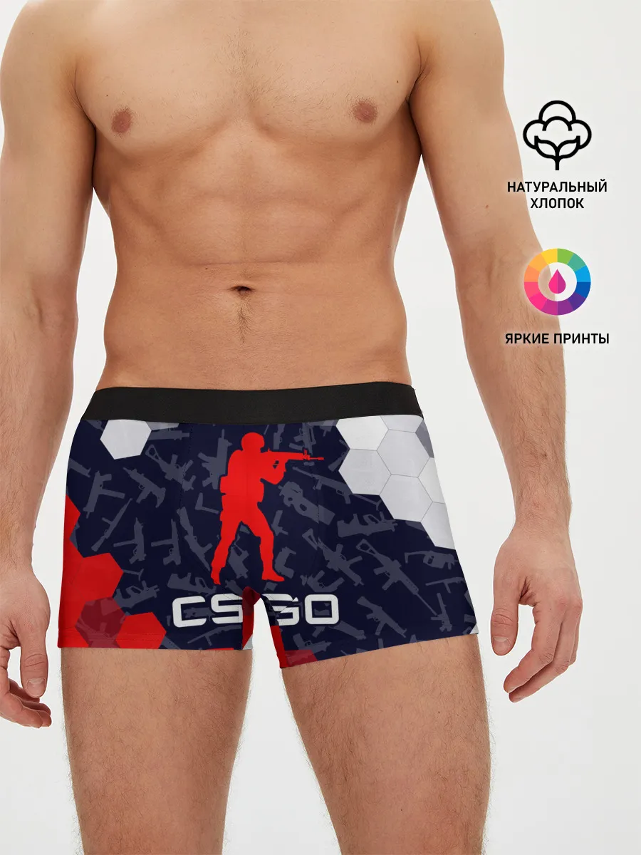 Мужские трусы боксеры / CS GO | КС ГО