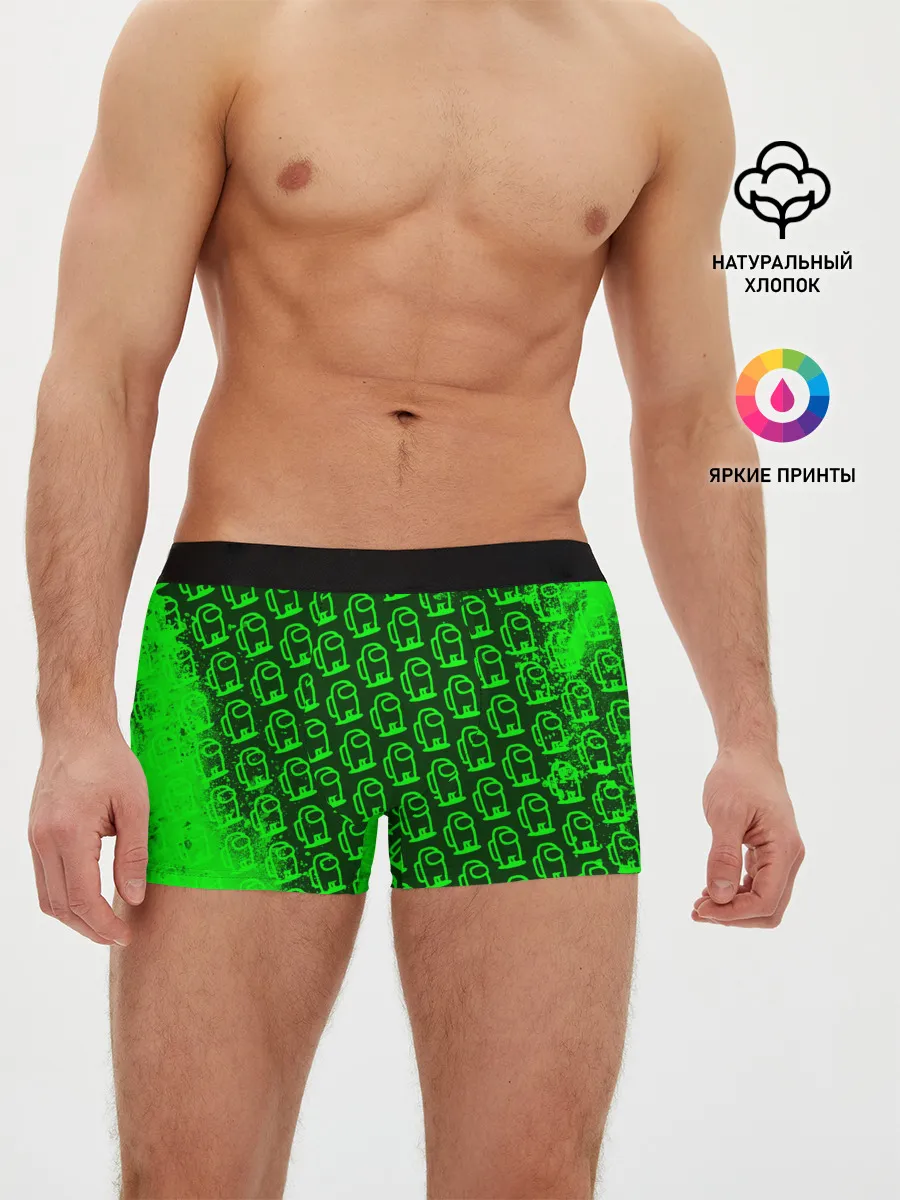 Мужские трусы боксеры / AMONG US / АМОНГ АС