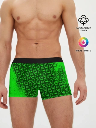 Мужские трусы боксеры / AMONG US / АМОНГ АС