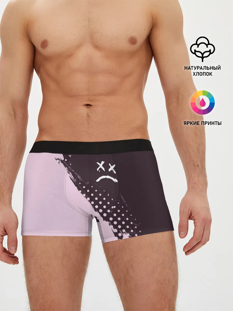 Мужские трусы боксеры / LIL PEEP / ЛИЛ ПИП