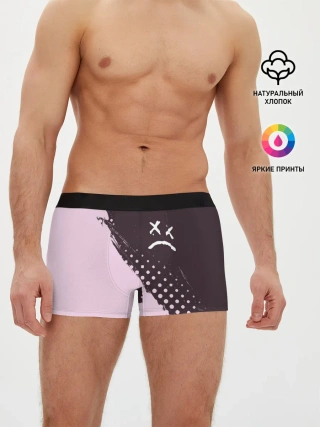 Мужские трусы боксеры / LIL PEEP / ЛИЛ ПИП