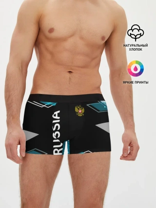 Мужские трусы боксеры / RUSSIA.