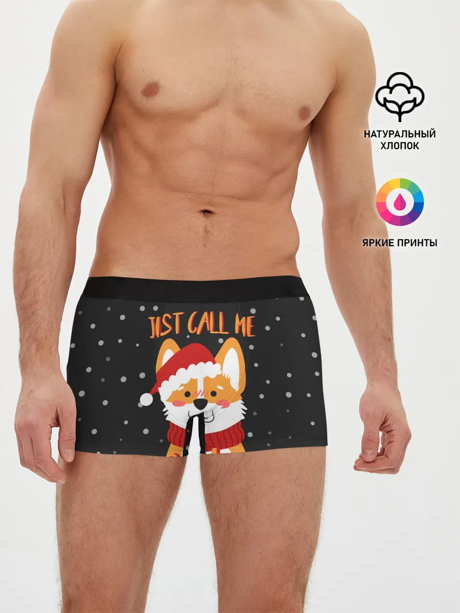 Мужские трусы боксеры / Just Call Me Santa