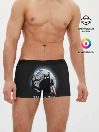 Мужские трусы боксеры / What Cat