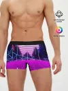 Мужские трусы боксеры / Synthwave