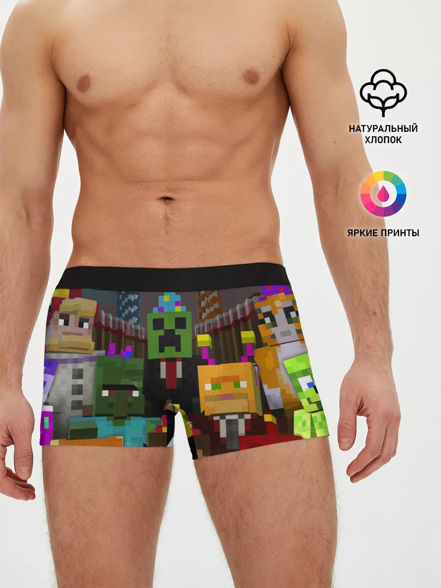 Мужские трусы боксеры / MINECRAFT