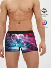 Мужские трусы боксеры / Неоновое сердце