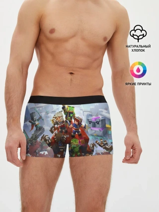 Мужские трусы боксеры / Minecraft Dungeons