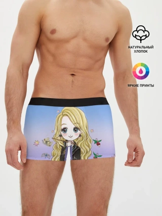 Мужские трусы боксеры / Луна