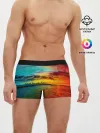 Мужские трусы боксеры / Glitch Sunset