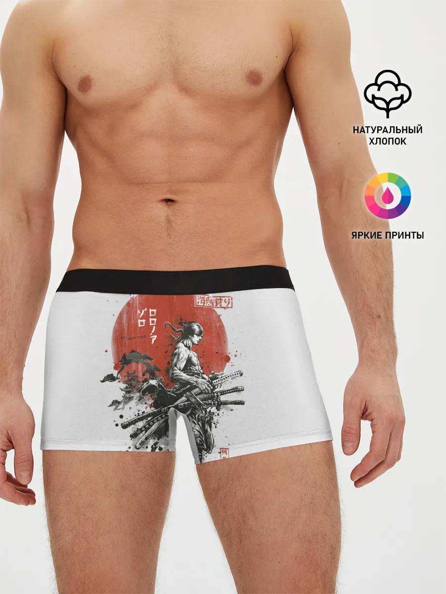 Мужские трусы боксеры / ONE PIECE ZORO Roronoa SAMURAI