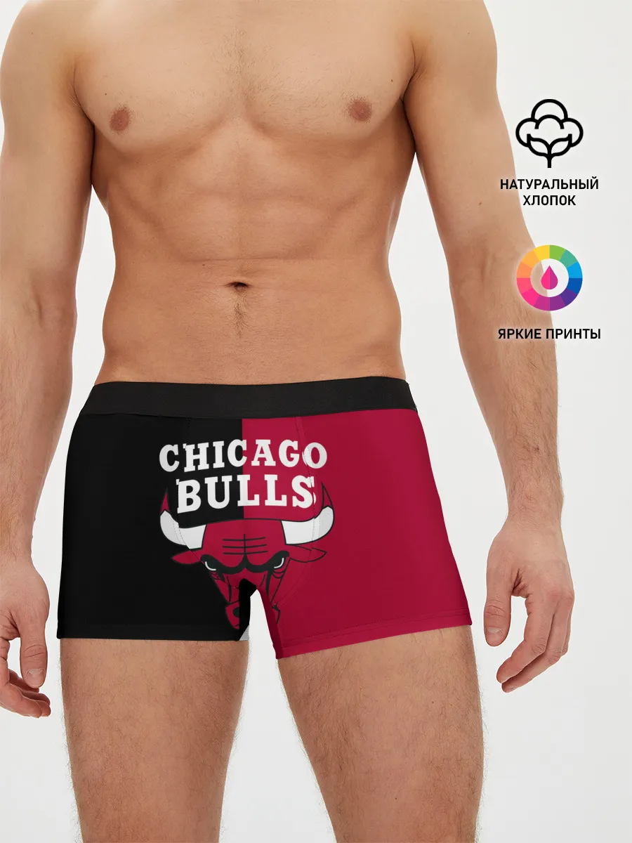 Мужские трусы боксеры / Чикаго Буллз