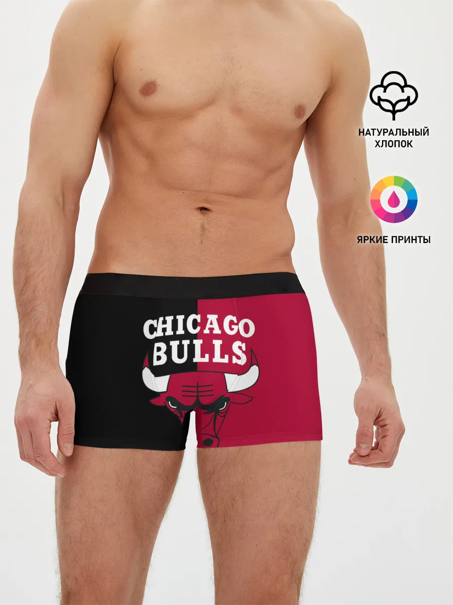 Мужские трусы боксеры / Чикаго Буллз