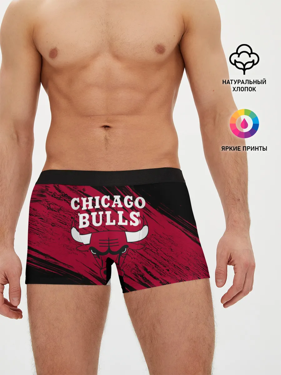 Мужские трусы боксеры / Чикаго Буллз