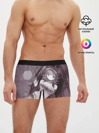 Мужские трусы боксеры / Danganronpa акварель