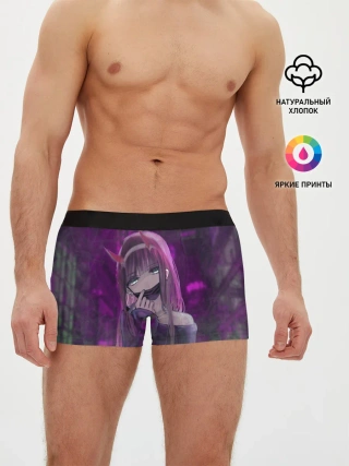 Мужские трусы боксеры / Zero Two in mask